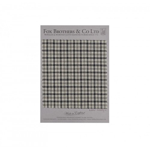 PLAIN WEAVE GREY, SLATE AND BLACK GUNCLUB CHECK